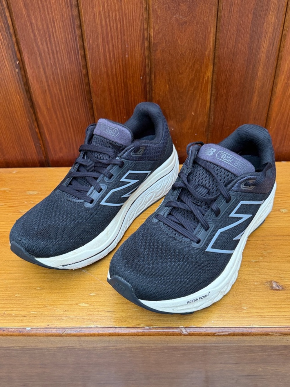 New Balance Black & White Fresh Foam Athletic Trainers